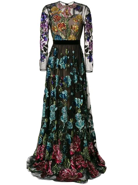 gucci maxi dress 2018|Gucci maxi dress floral.